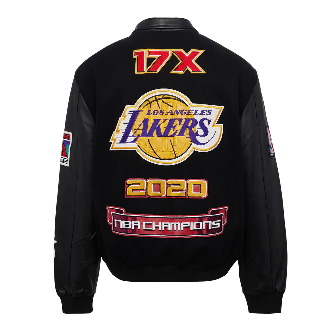 JEFF HAMILTON WOOL & LEATHER LA LAKERS 2020 CHAMPIONSHIP JACKET
