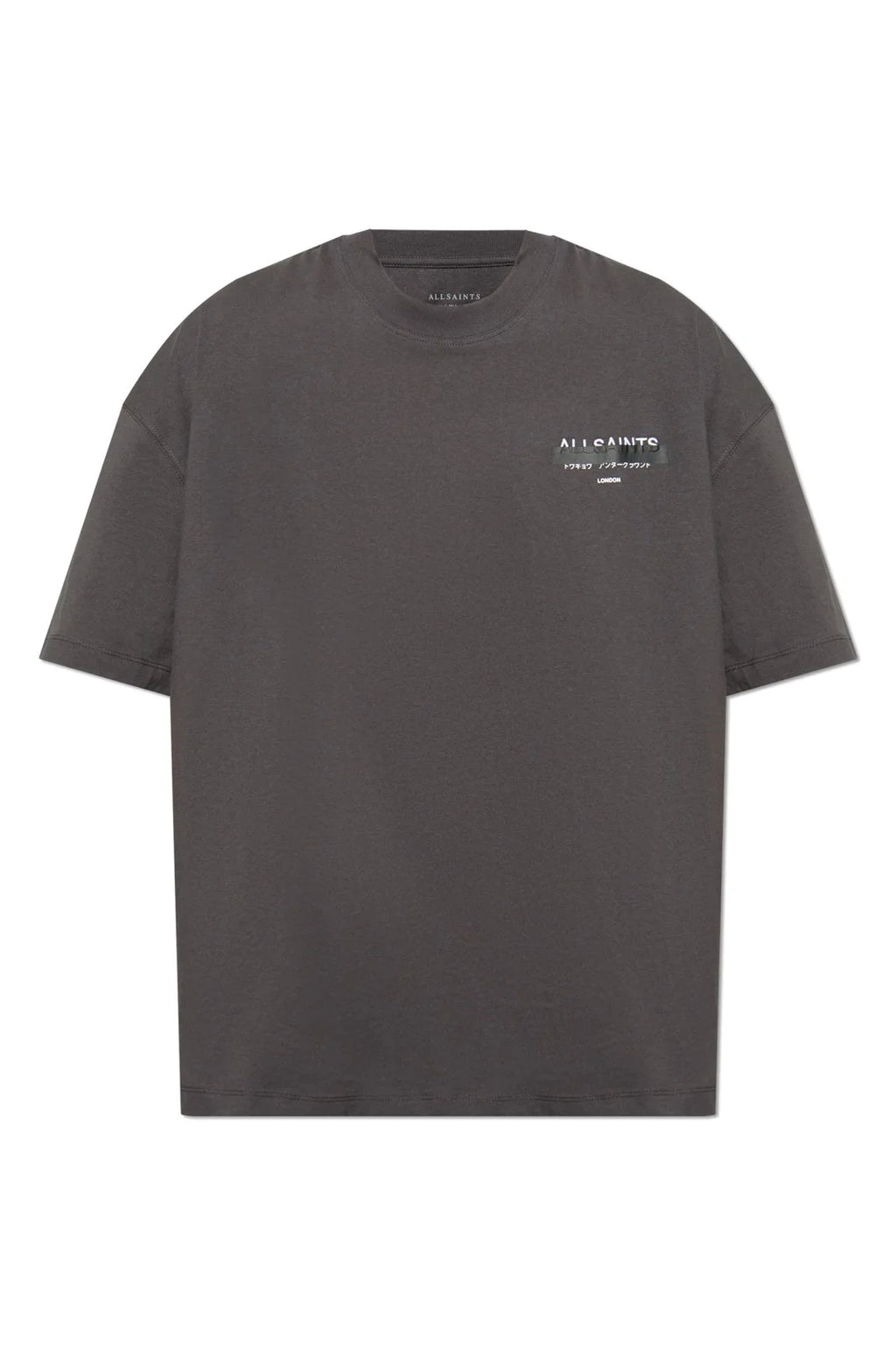 PLAYERA ALLSAINTS REDACT WASHED BLACK (POR PEDIDO)