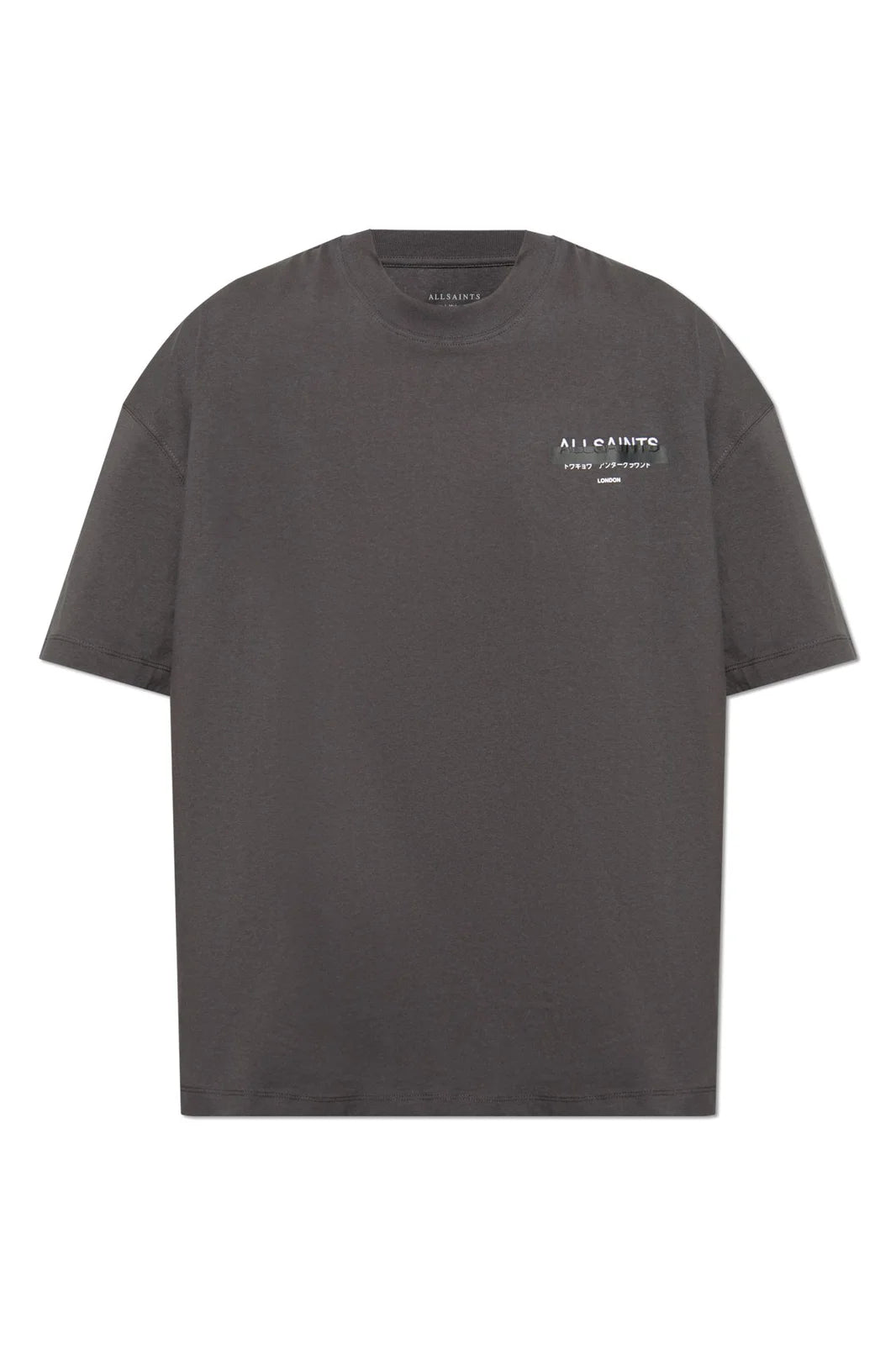 PLAYERA ALLSAINTS REDACT WASHED BLACK (POR PEDIDO)