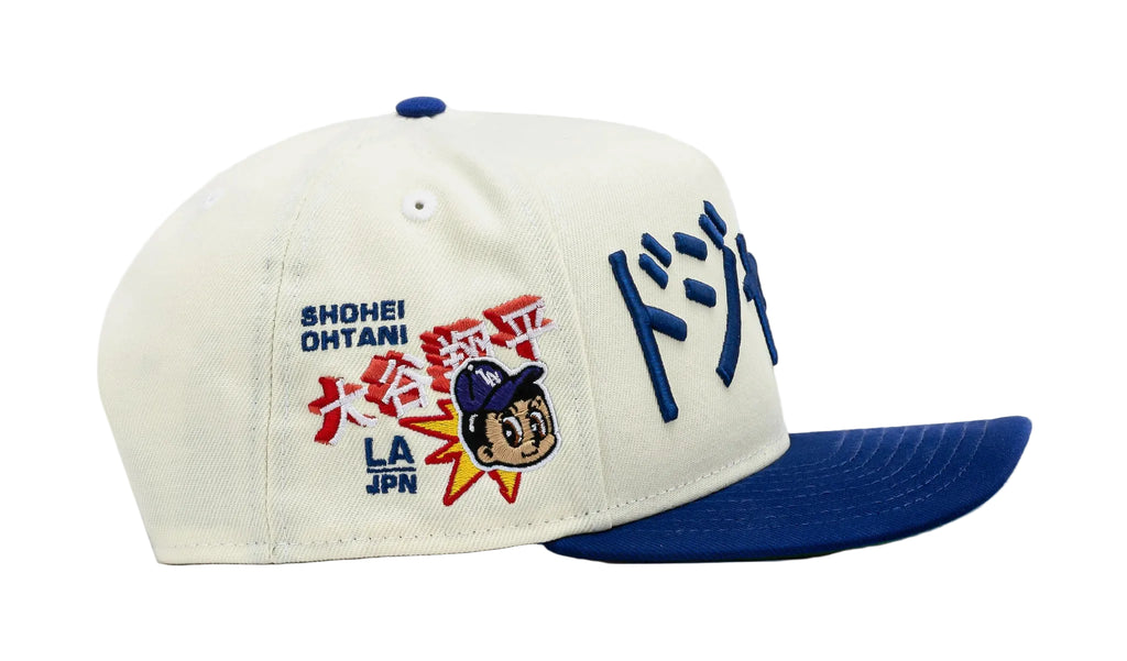 GORRA NEW ERA LOS ANGELES DODGERS OHTANI KANJI BLUE WHITE 9FIFTY