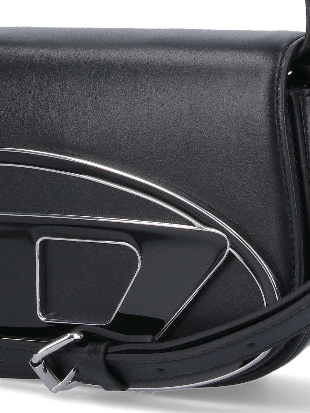BOLSO DE HOMBRO DIESEL 1DR BIG LOGO BLACK (POR PEDIDO)