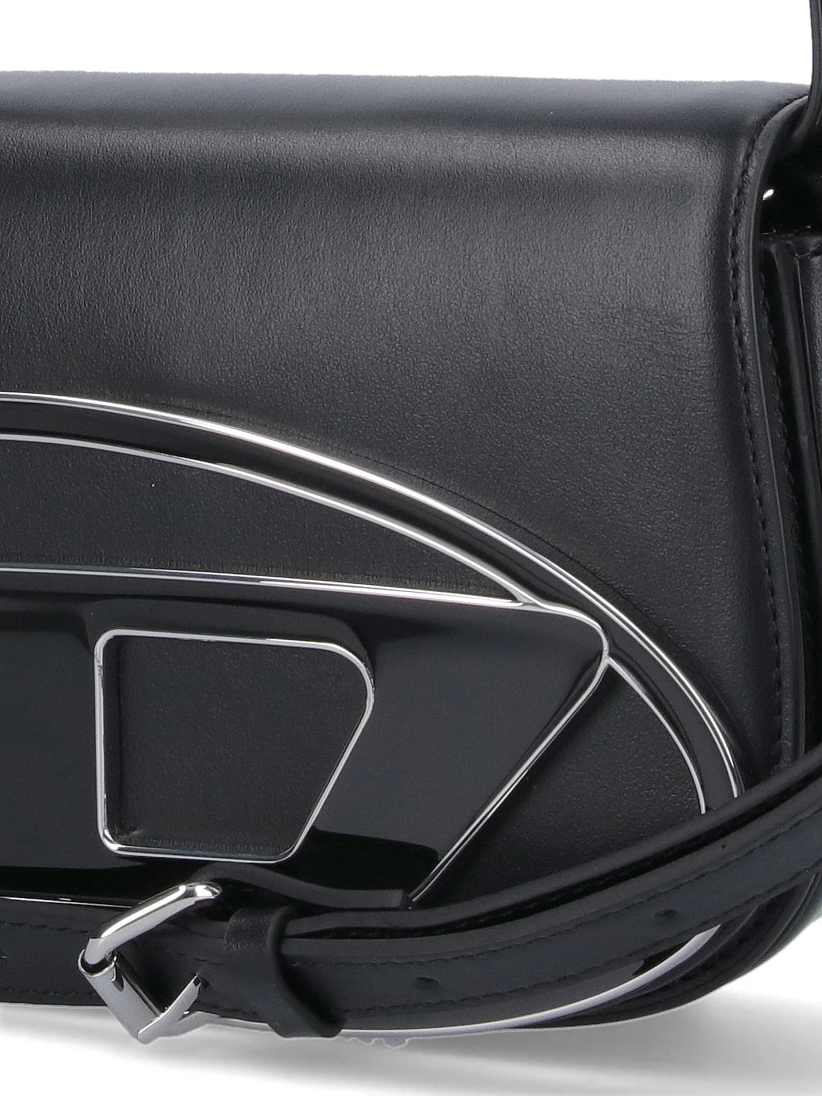 BOLSO DE HOMBRO DIESEL 1DR BIG LOGO BLACK (POR PEDIDO)