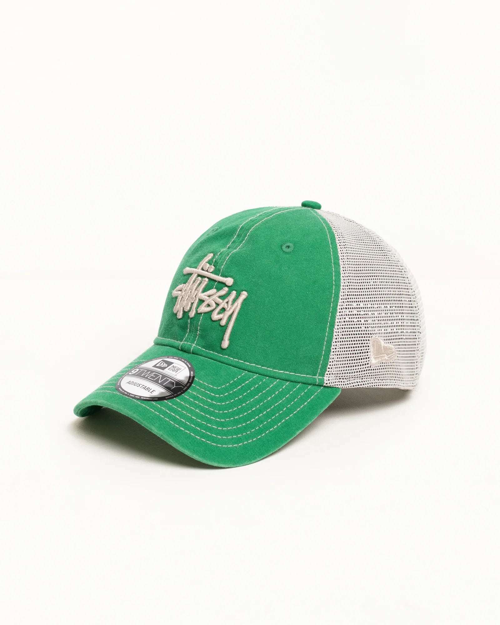 GORRA STUSSY x NEW ERA WASHED GREEN 9TWENTY (POR PEDIDO)