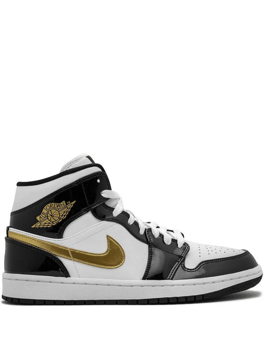 JORDAN 1 MID PATENT GOLD