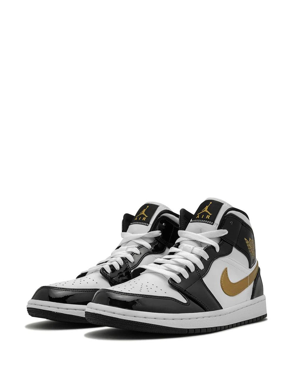 JORDAN 1 MID PATENT GOLD