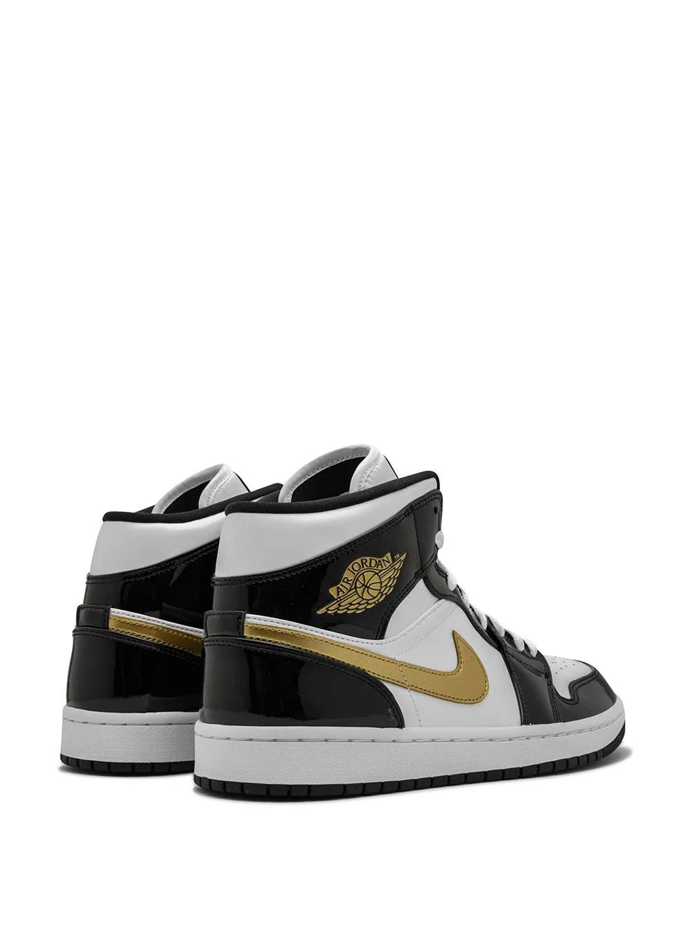 JORDAN 1 MID PATENT GOLD