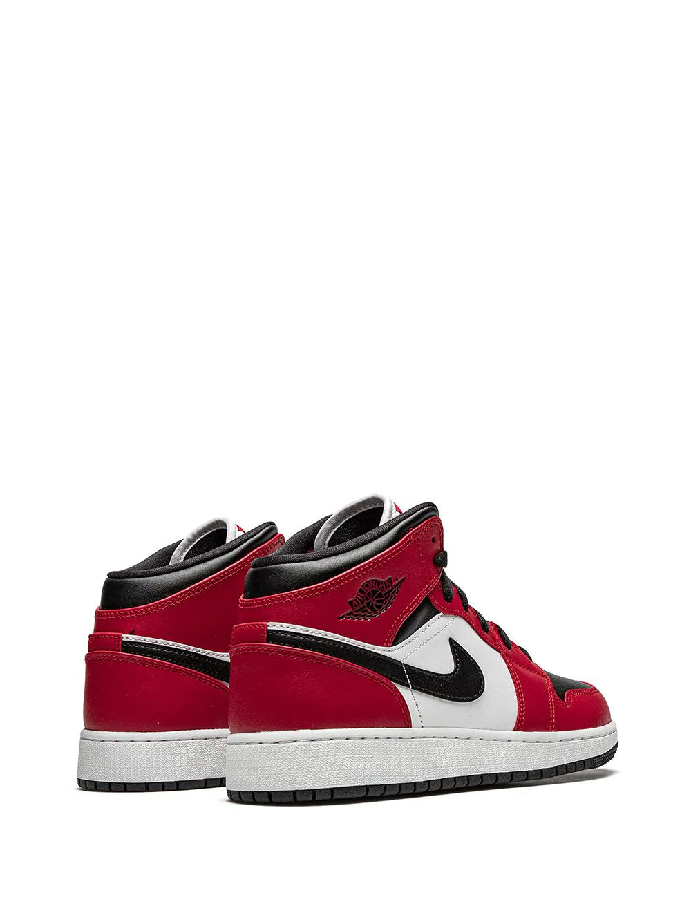 JORDAN 1 MID CHICAGO BLACK TOE (Grade School)