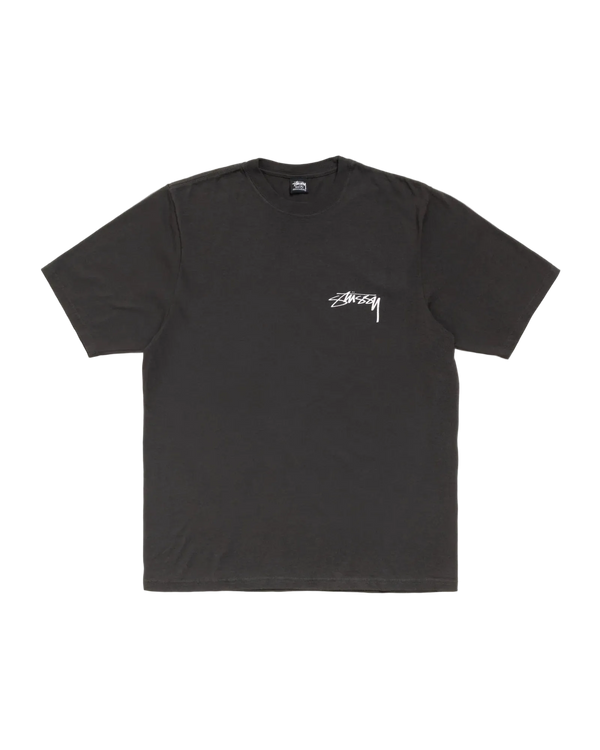 PLAYERA STUSSY SKATE STACK PIGMENT DYED "BLACK" (POR PEDIDO)
