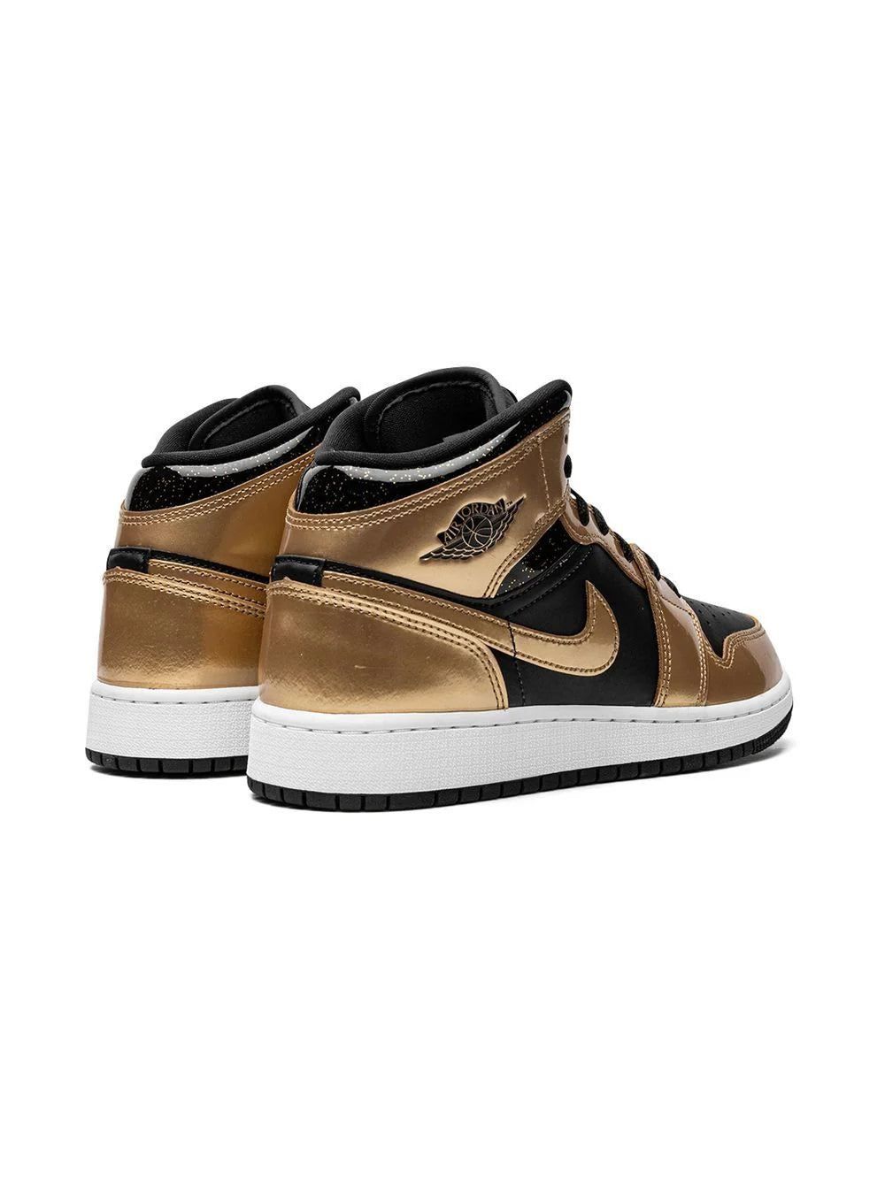 JORDAN 1 MID METALLIC GOLD (Grade School)