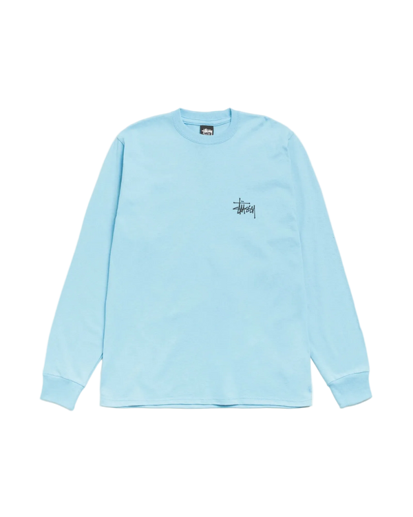 CAMISA MANGA LARGA STUSSY BASIC SKY BLUE LS (POR PEDIDO)