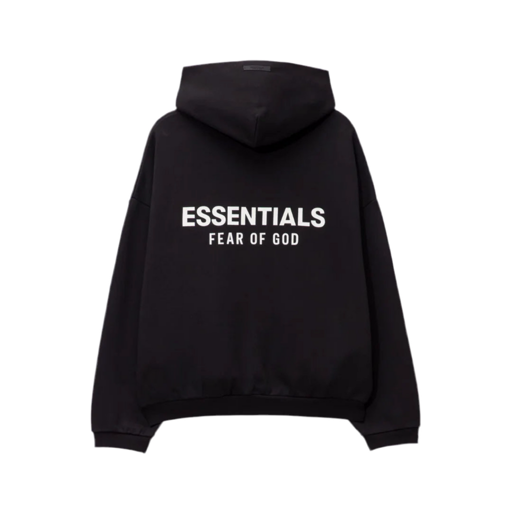 HOODIE ESSENTIALS FEAR OF GOD BLACK SS24