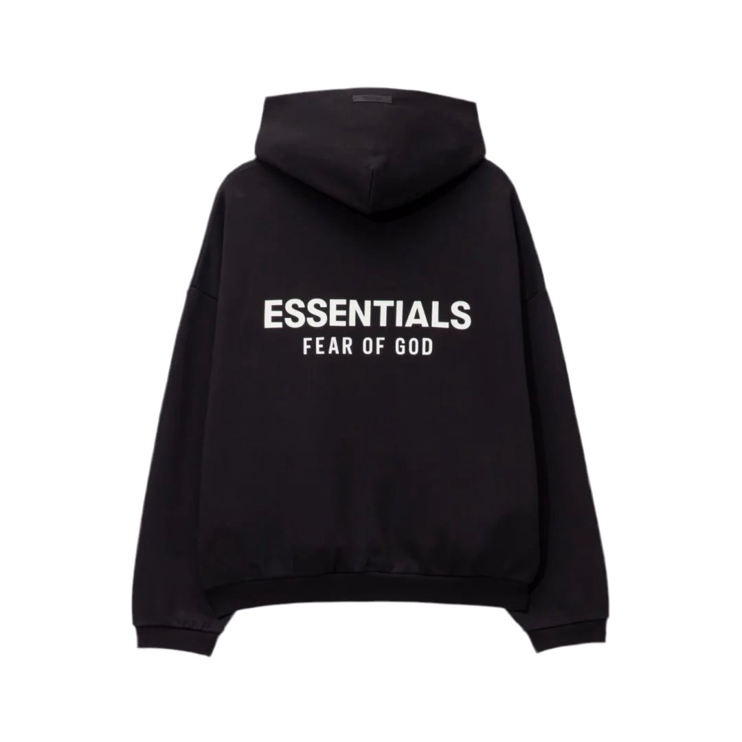 HOODIE ESSENTIALS FEAR OF GOD BLACK SS24
