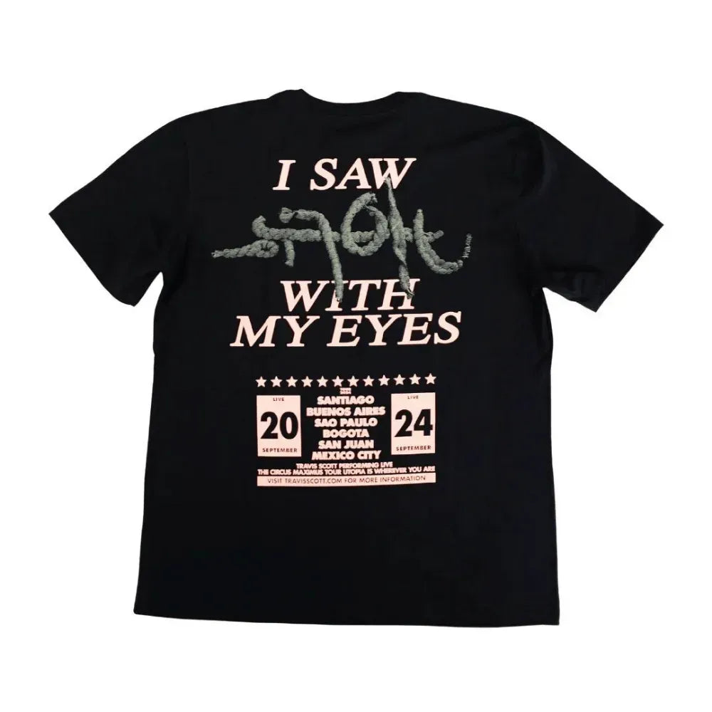 PLAYERA TRAVIS SCOTT CIRCUS MAXIMUS TOUR 2024: I SAW WITH MY EYES