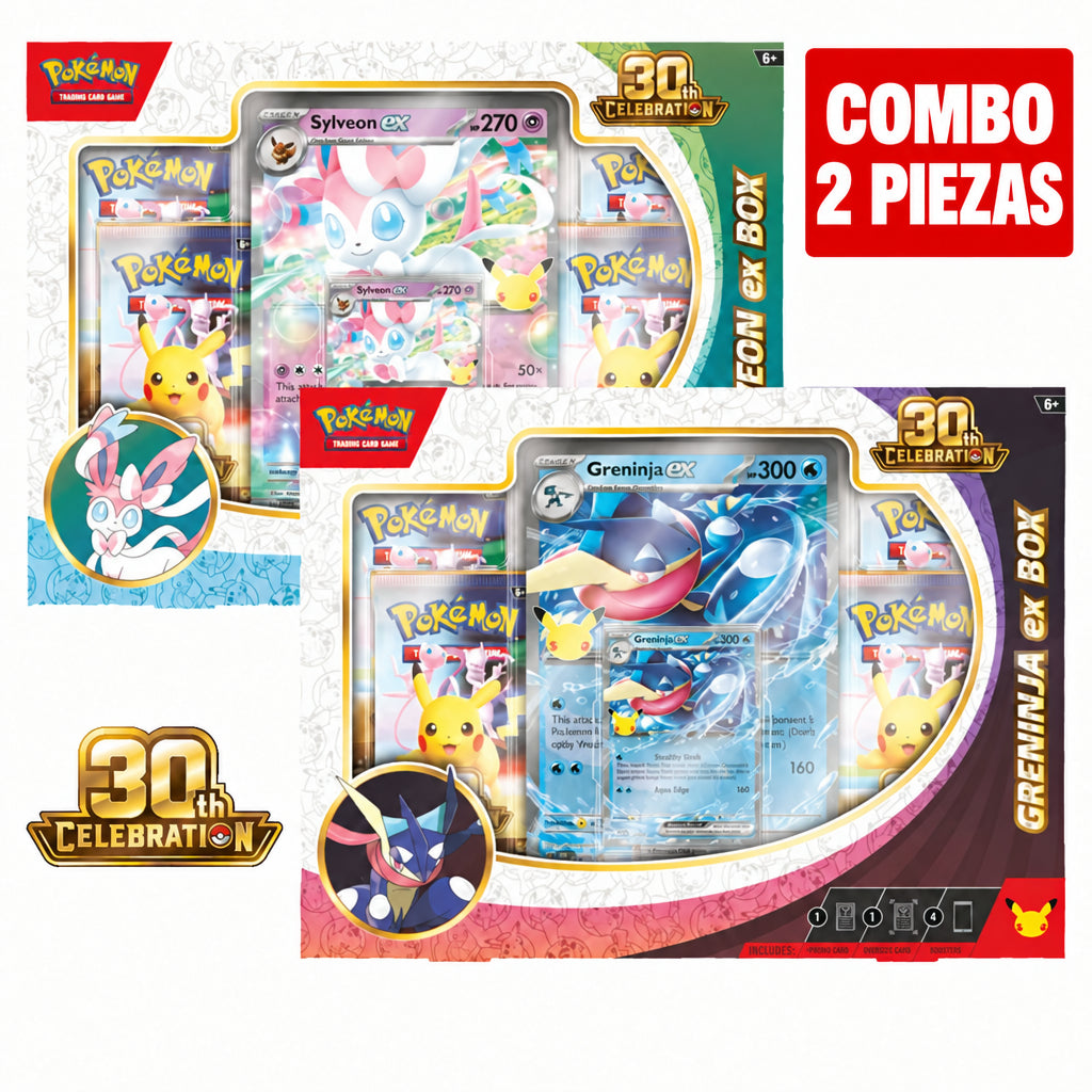POKEMON TCG GRENINJA + SILVEON EX BOX COMBO (INGLES)