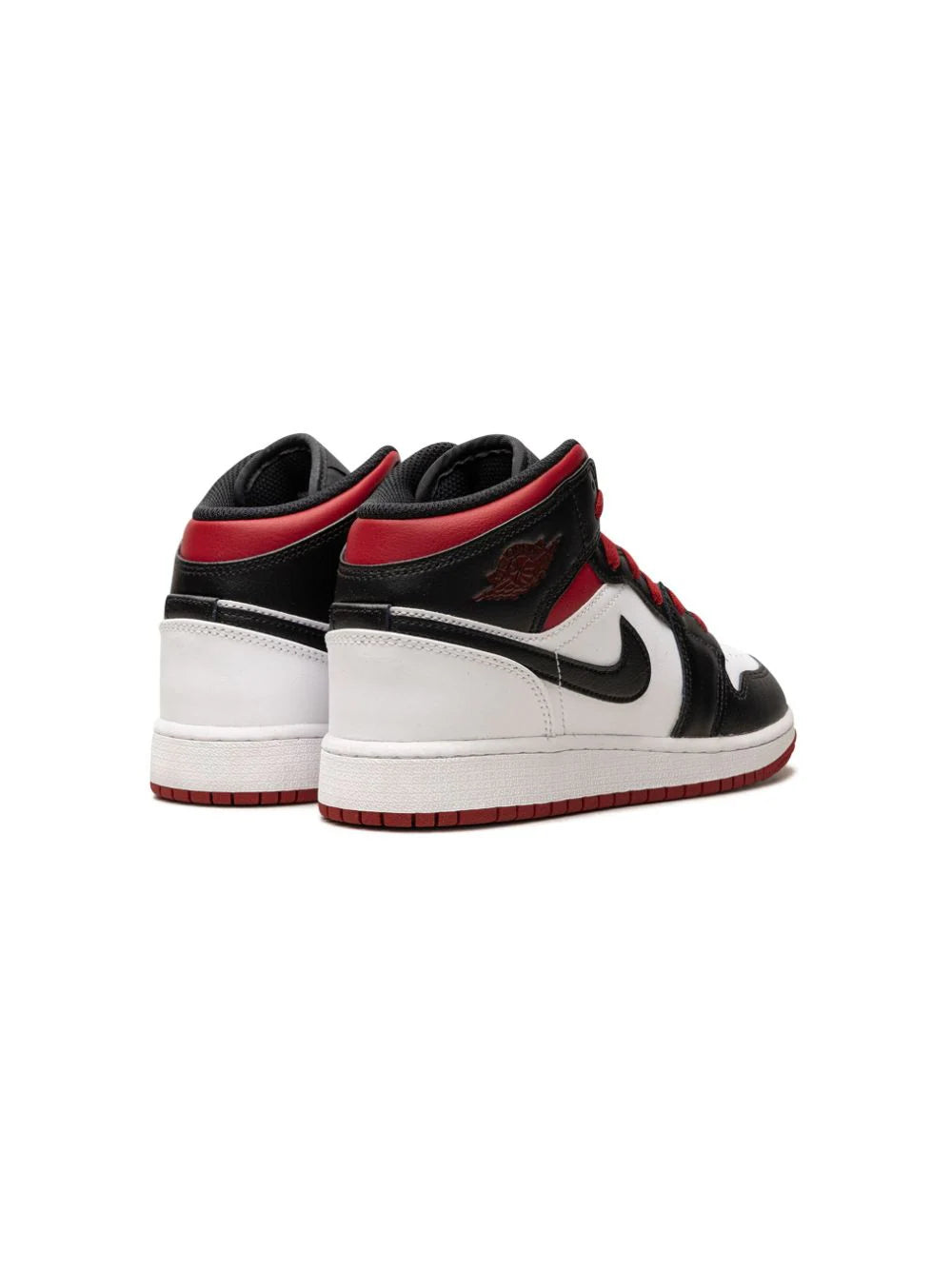 JORDAN 1 MID GYM RED BLACK TOE (Grade School)