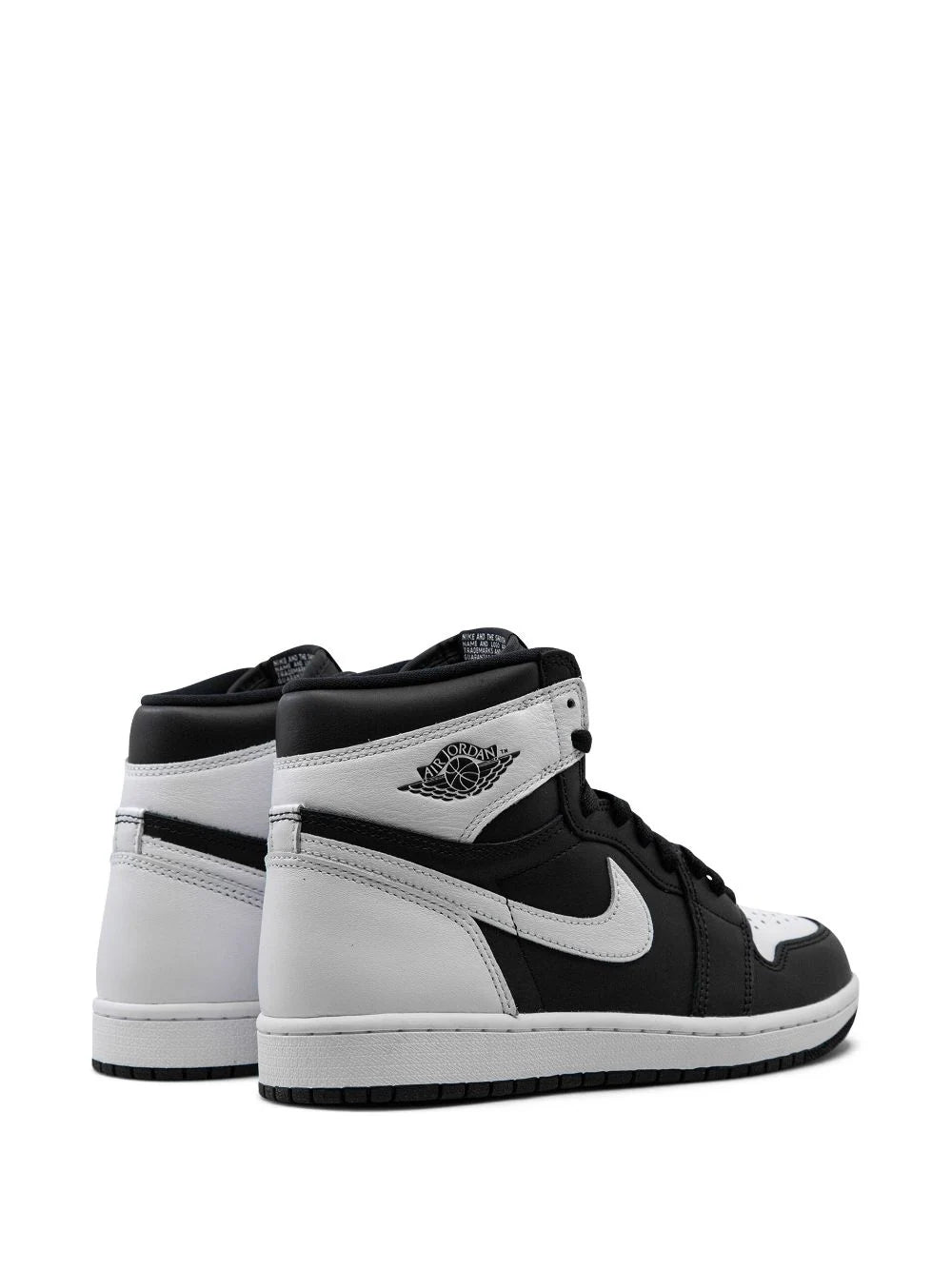 JORDAN 1 RETRO HIGH OG BLACK WHITE (Grade School)