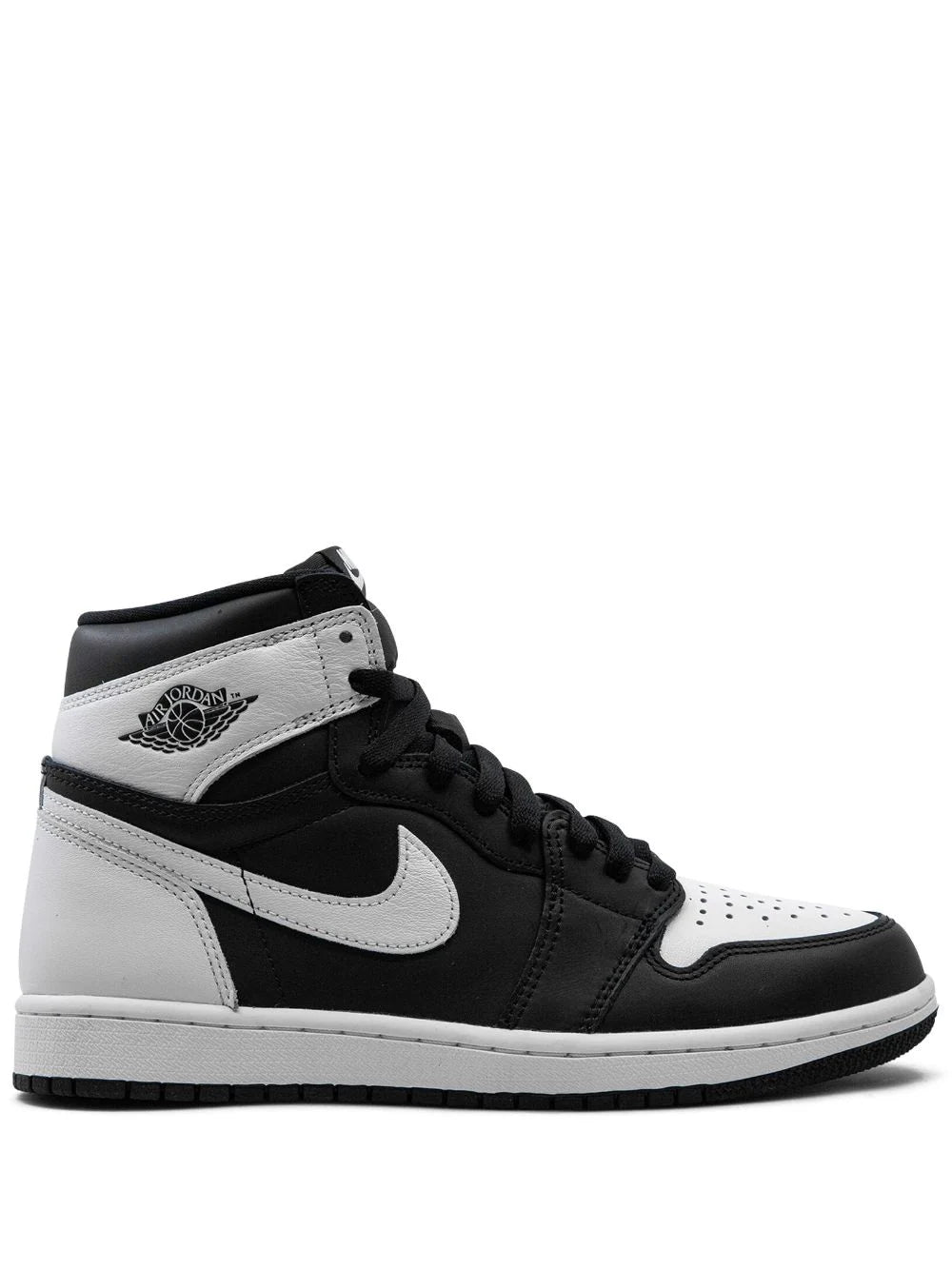 JORDAN 1 RETRO HIGH OG BLACK WHITE (Grade School)