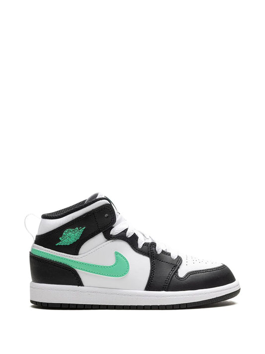 JORDAN 1 MID GREEN GLOW (PS)