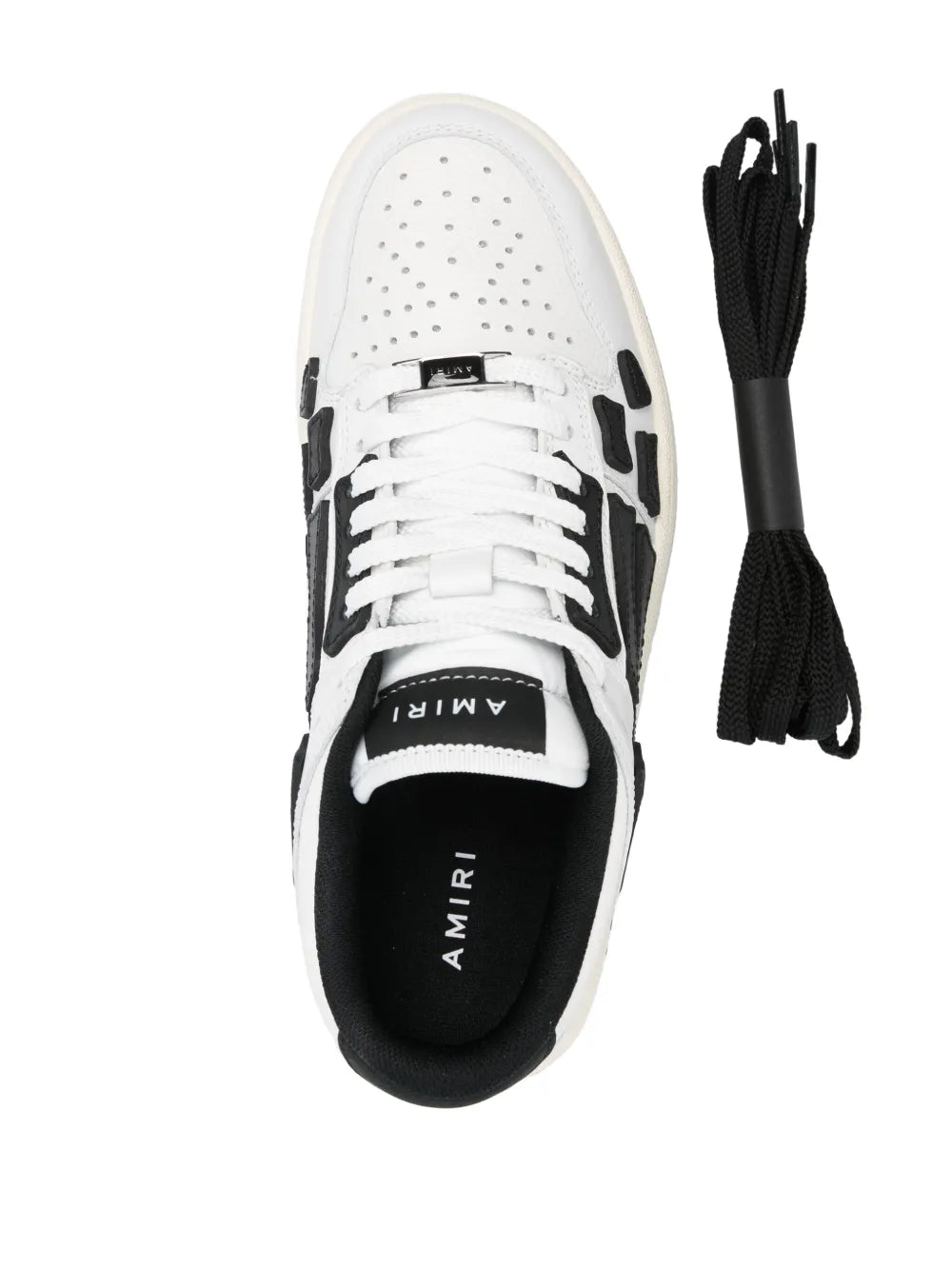 AMIRI SKEL TOP LOW "WHITE BLACK" (POR PEDIDO)