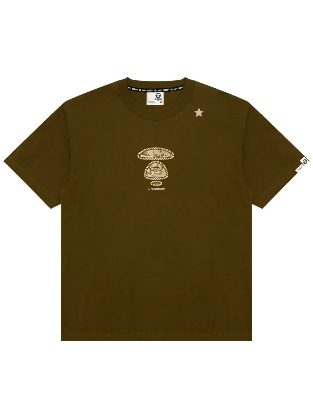 PLAYERA AAPE BY *A BATHING APE® DARK OLIVE