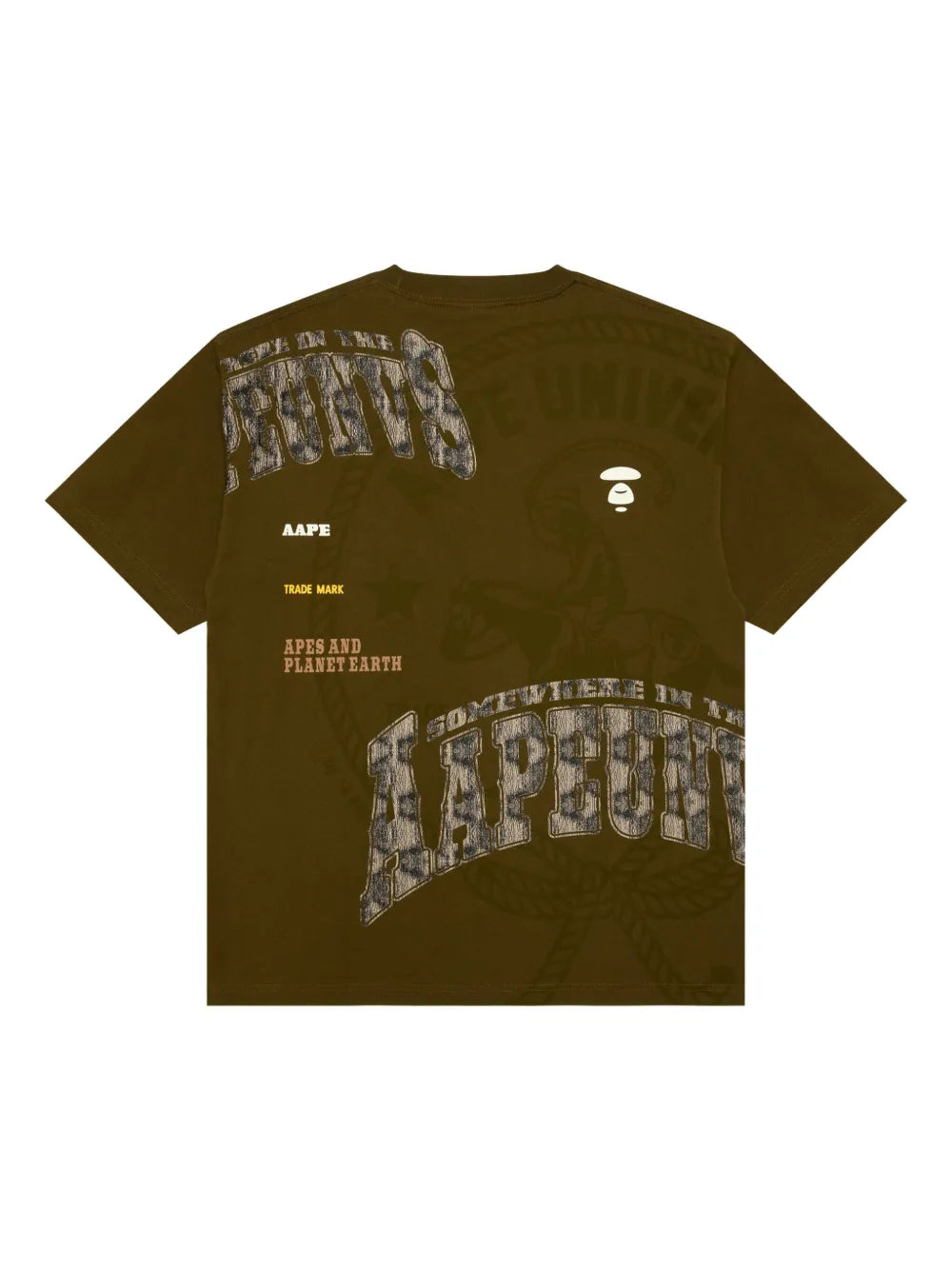PLAYERA AAPE BY *A BATHING APE® DARK OLIVE