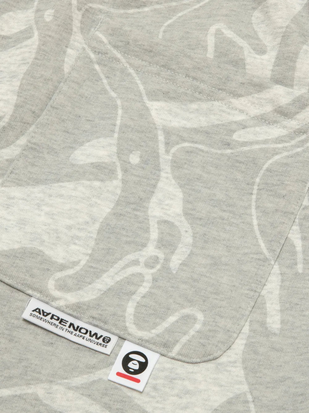 SHORT AAPE BY *A BATHING APE® MILITARY PRINT GREY