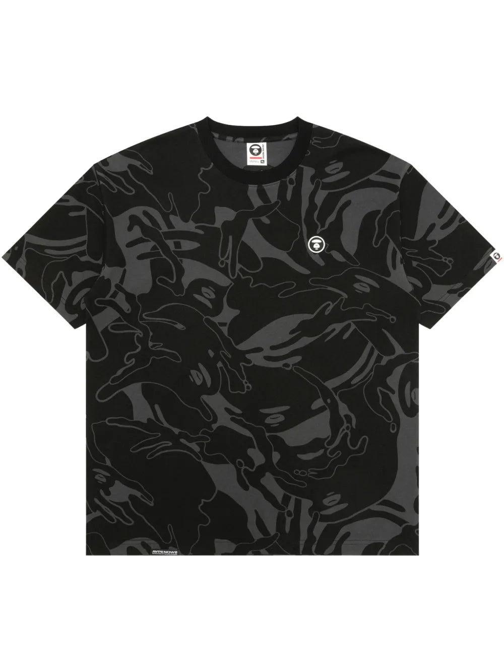 PLAYERA AAPE BY *A BATHING APE® PRINT BLACK