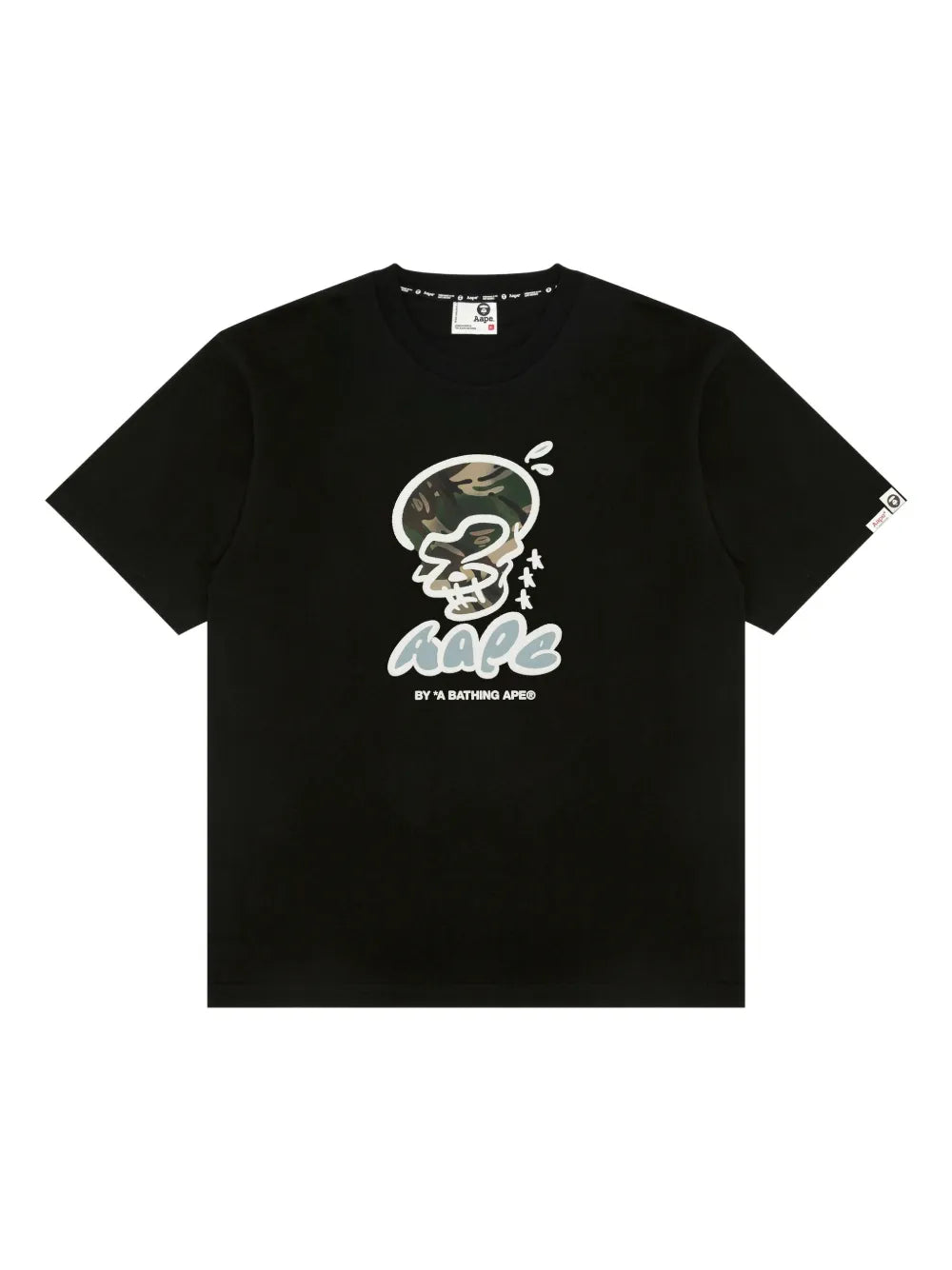 PLAYERA AAPE BY *A BATHING APE® LOGO PRINT