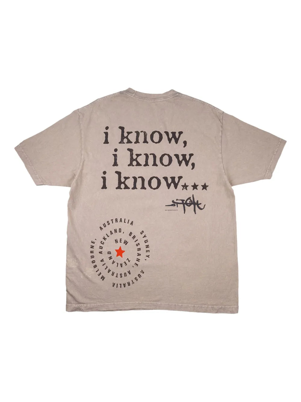 PLAYERA TRAVIS SCOTT UTOPIA CIRCUS MAXIMUS "I KNOW"