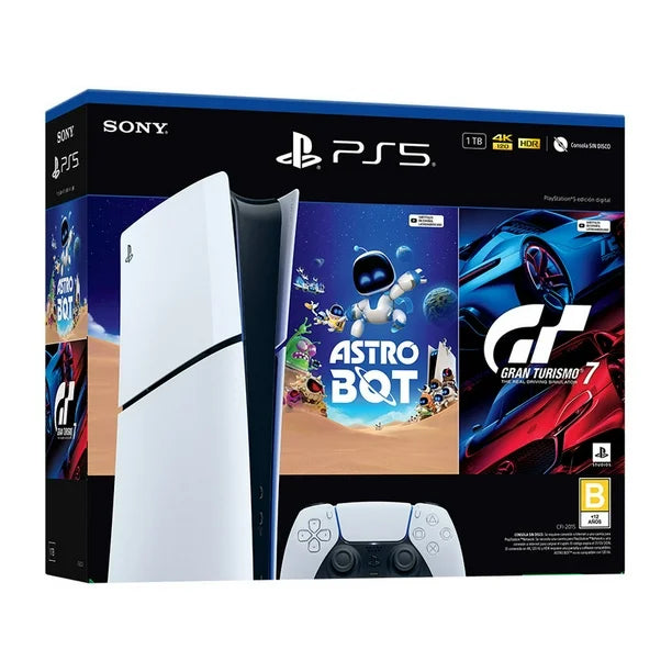 PLAYSTATION 5 DIGITAL 825GB (ASTRO BOT + GRAN TURISMO 7)