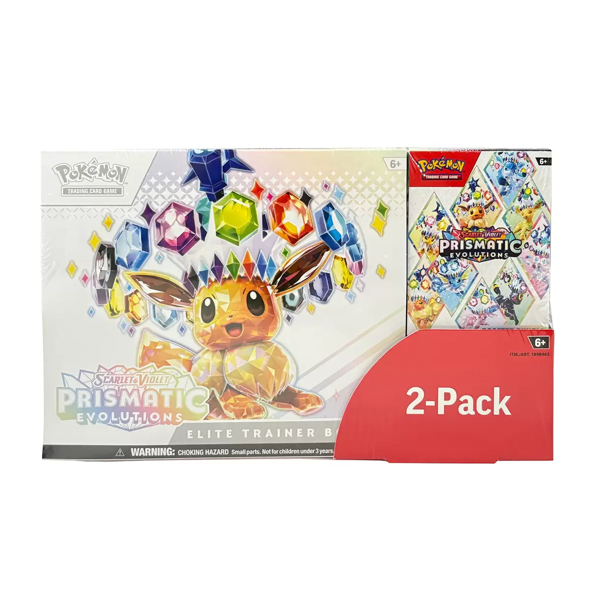 POKEMON PRISMATIC EVOLUTIONS 2 PACK BOOSTER BUNDLE