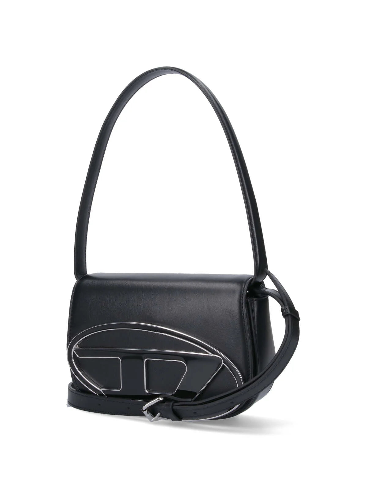 BOLSO DE HOMBRO DIESEL 1DR BIG LOGO BLACK (POR PEDIDO)