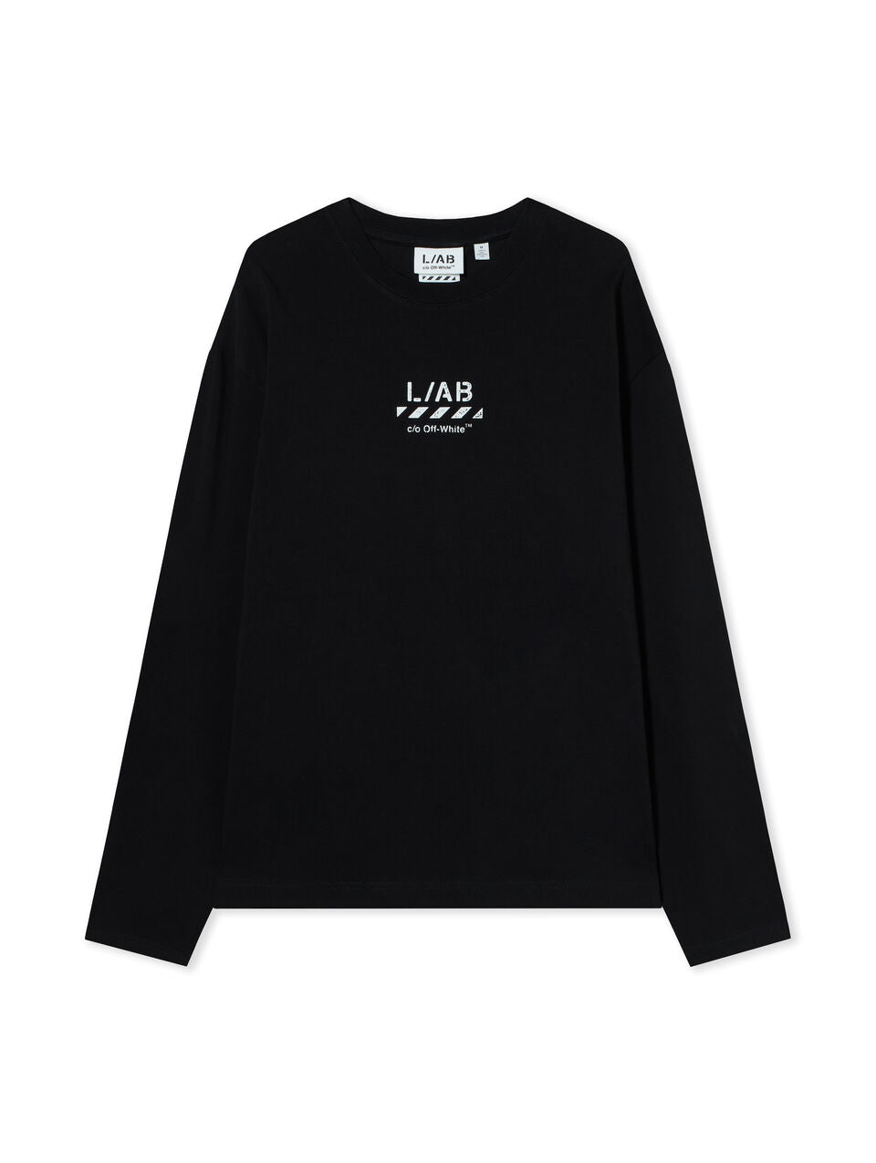 PLAYERA MANGA LARGA OFF-WHITE L/AB BLACK (POR PEDIDO)