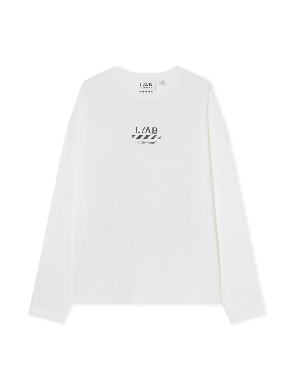 PLAYERA MANGA LARGA OFF-WHITE L/AB WHITE (POR PEDIDO)