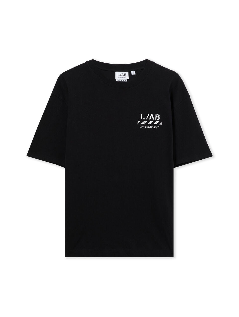 PLAYERA OFF-WHITE L/AB BLACK OVERSIZED (POR PEDIDO)