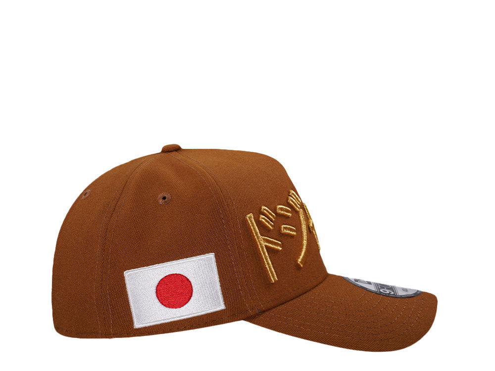 GORRA NEW ERA LOS ANGELES DODGERS KANJI GOLD 9FORTY A FRAME SNAPBACK