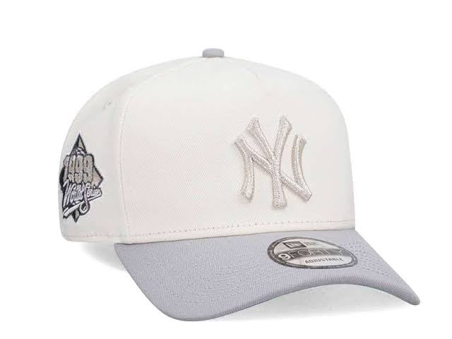 GORRA NEW ERA YANKEES 1999 WOLRD SERIES CHROME METALLIC