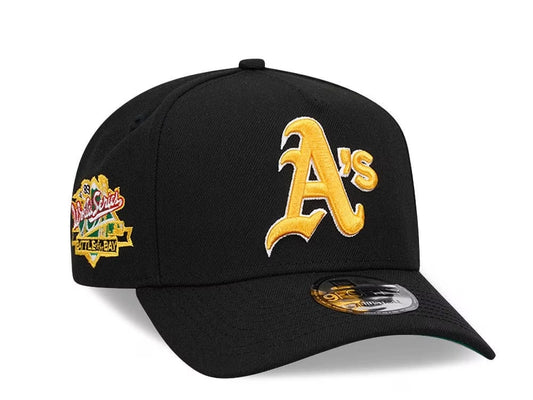 GORRA NEW ERRA OAKLAND ATHLETICS WORLD SERIES 1989 BLACK THROWBACK EDITION