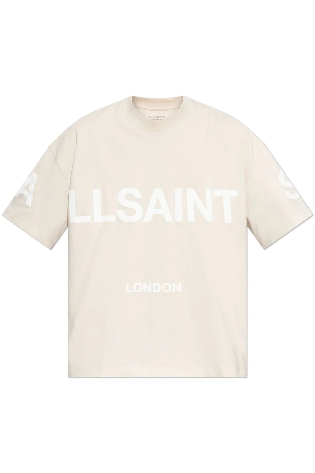 PLAYERA ALLSAINTS BIGGY CREWNECK BEIGE (POR PEDIDO)