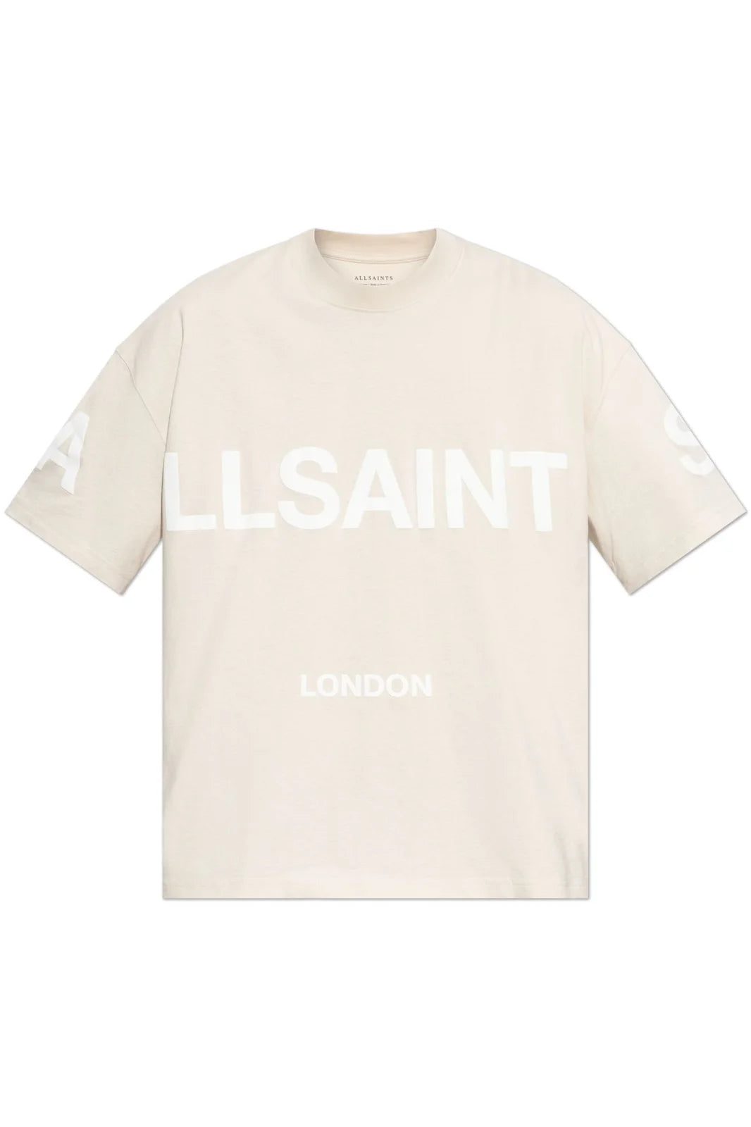 PLAYERA ALLSAINTS BIGGY CREWNECK BEIGE (POR PEDIDO)