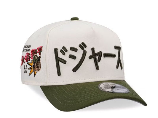 GORRA NEW ERA LOS ANGELES DODGERS SHOHEI OHTANI KANJI OLIVE