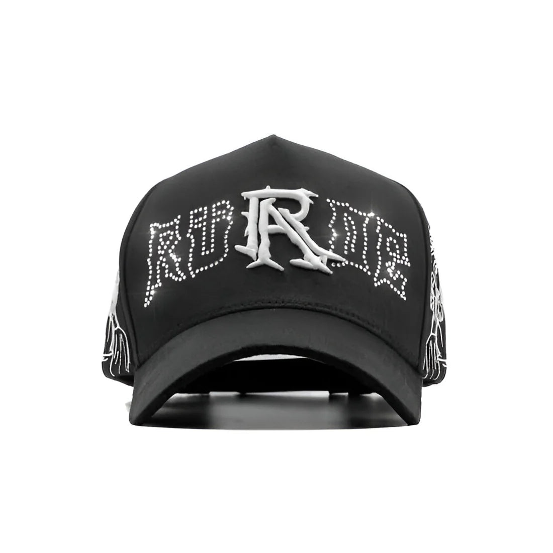 GORRA RUDE AWAKENINGS CRYSTALS WHITE