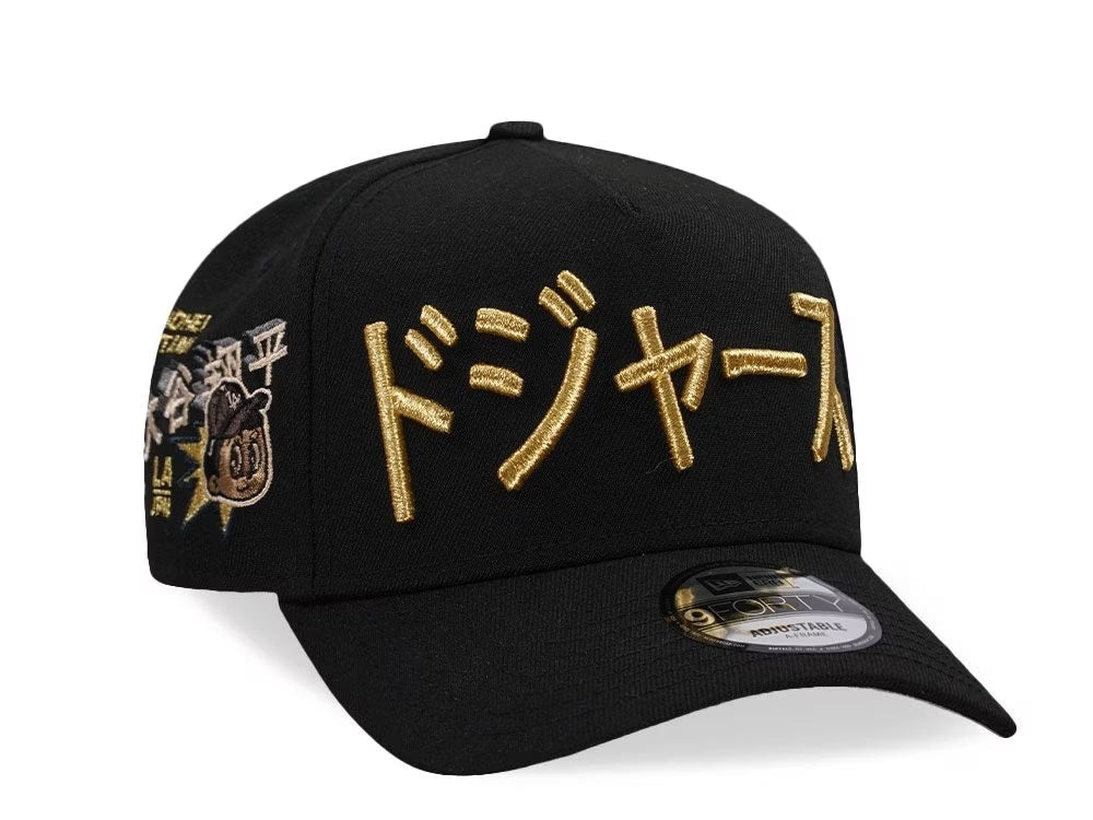 GORRA NEW ERA LOS ANGELES DODGERS OHTANI GOLD METALLIC AJUSTABLE