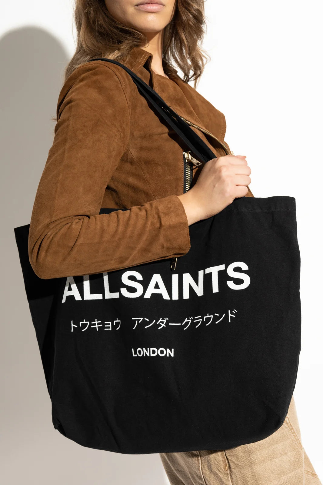 TOTE BAG ALLSAINTS LOGO BLACK (POR PEDIDO)