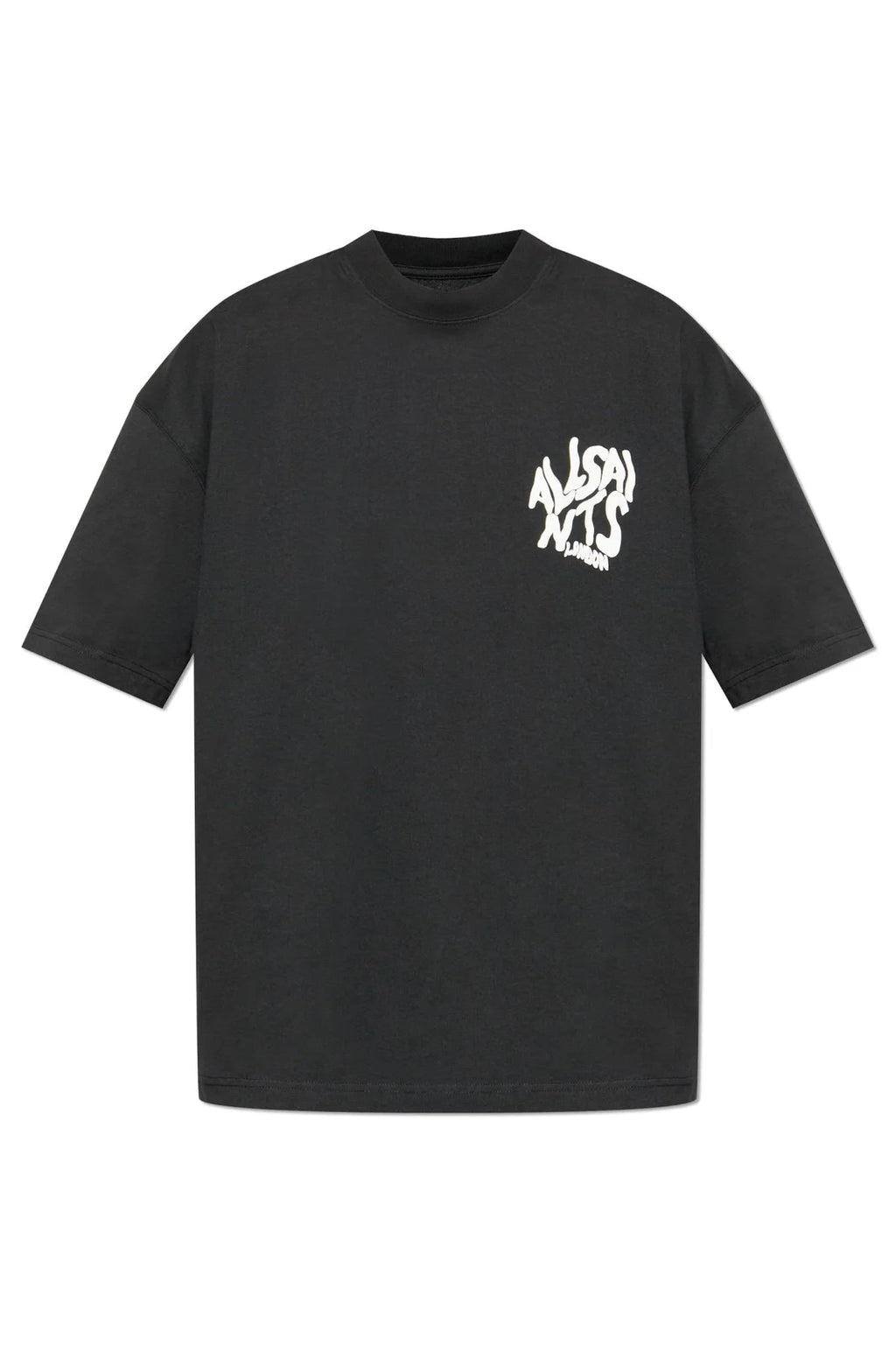 PLAYERA ALLSAINTS ORLANDO LOGO PRINT OVERSIZED BLACK (POR PEDIDO)