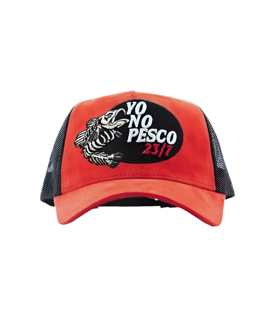 GORRA DANDY HATS X OSCAR ORTIZ YO NO PESCO 23/7 BLACKRED