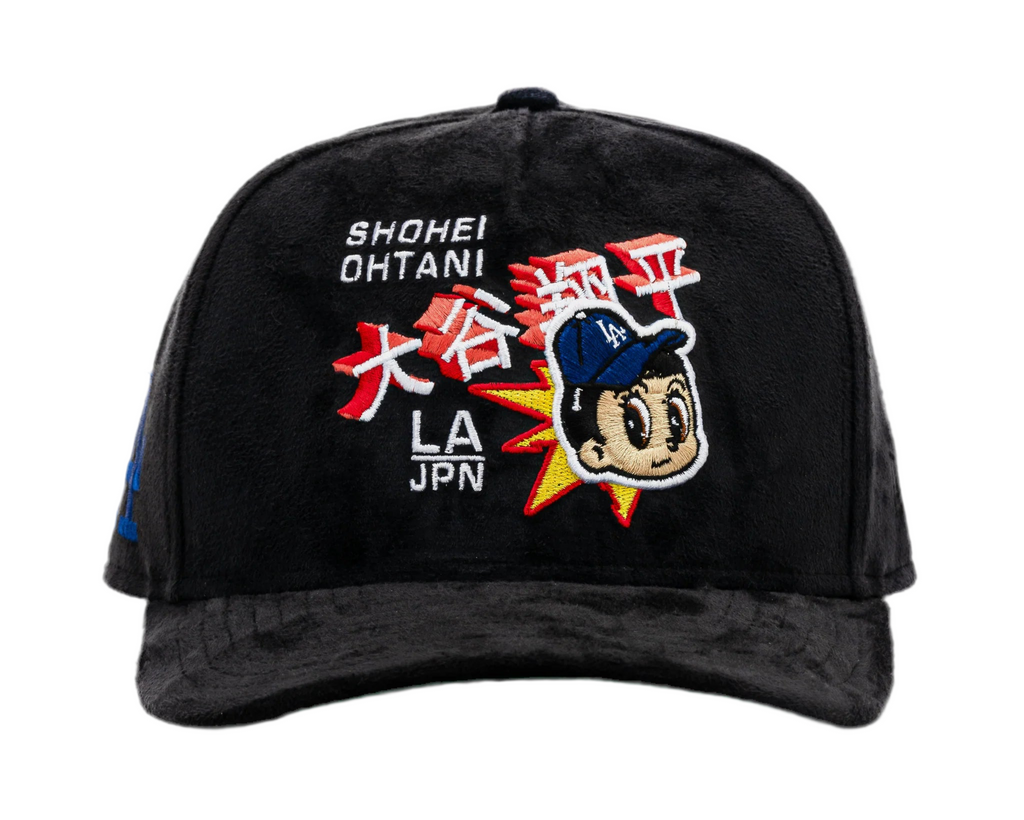 GORRA NEW ERA LOS ANGELES DODGERS X SHOHEI OHTANI BLACK SUEDE 950AF (POR PEDIDO)