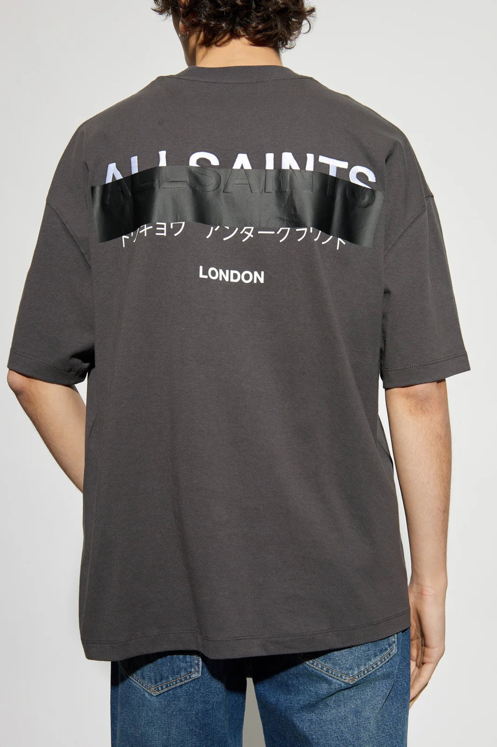 PLAYERA ALLSAINTS REDACT WASHED BLACK (POR PEDIDO)