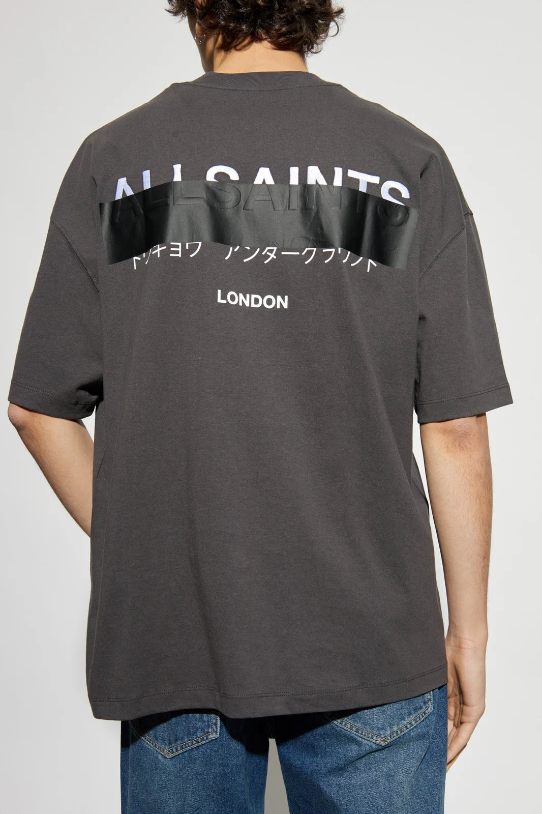 PLAYERA ALLSAINTS REDACT WASHED BLACK (POR PEDIDO)