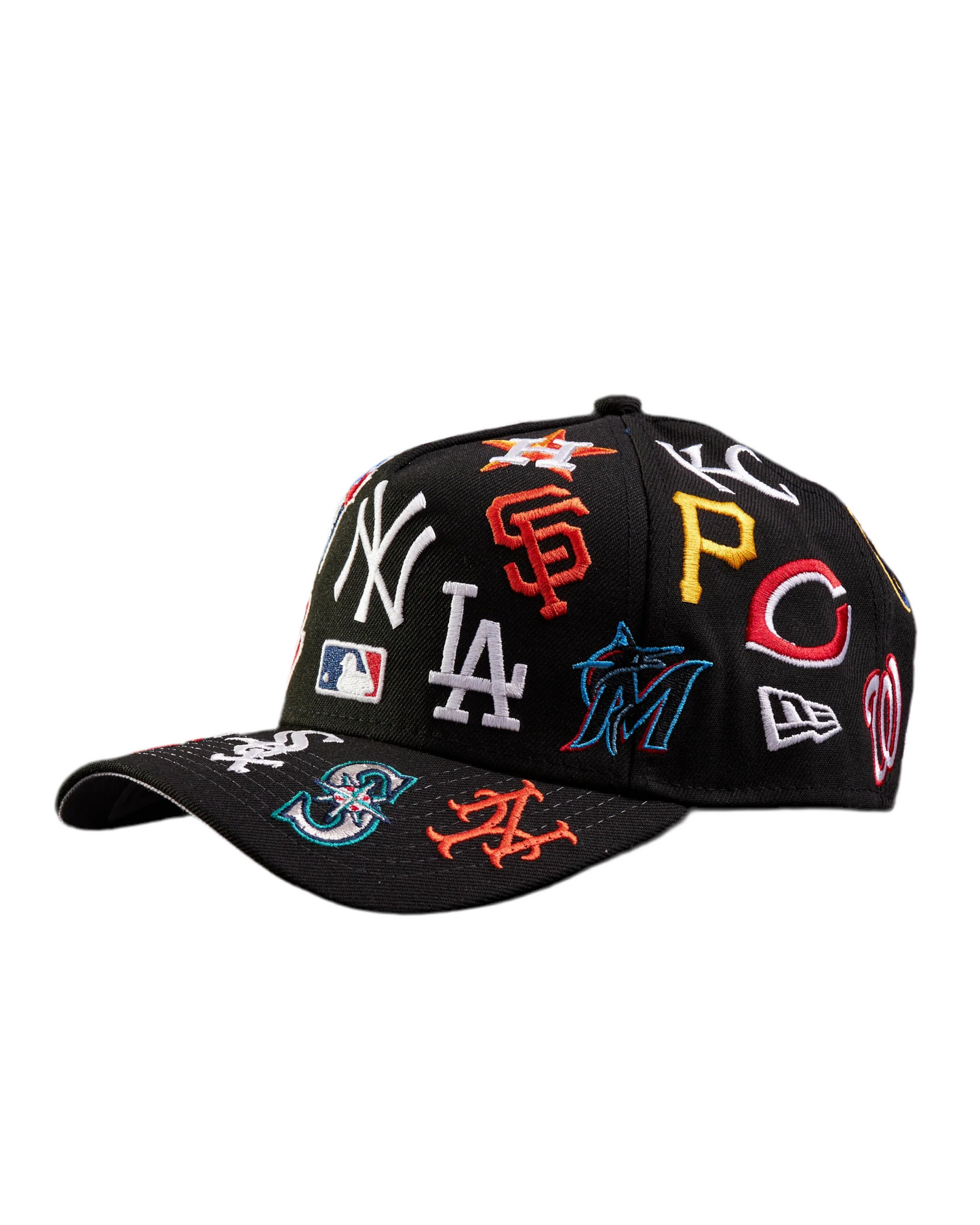 GORRA NEW ERA MLB ALL OVER BLACK 9FORTY